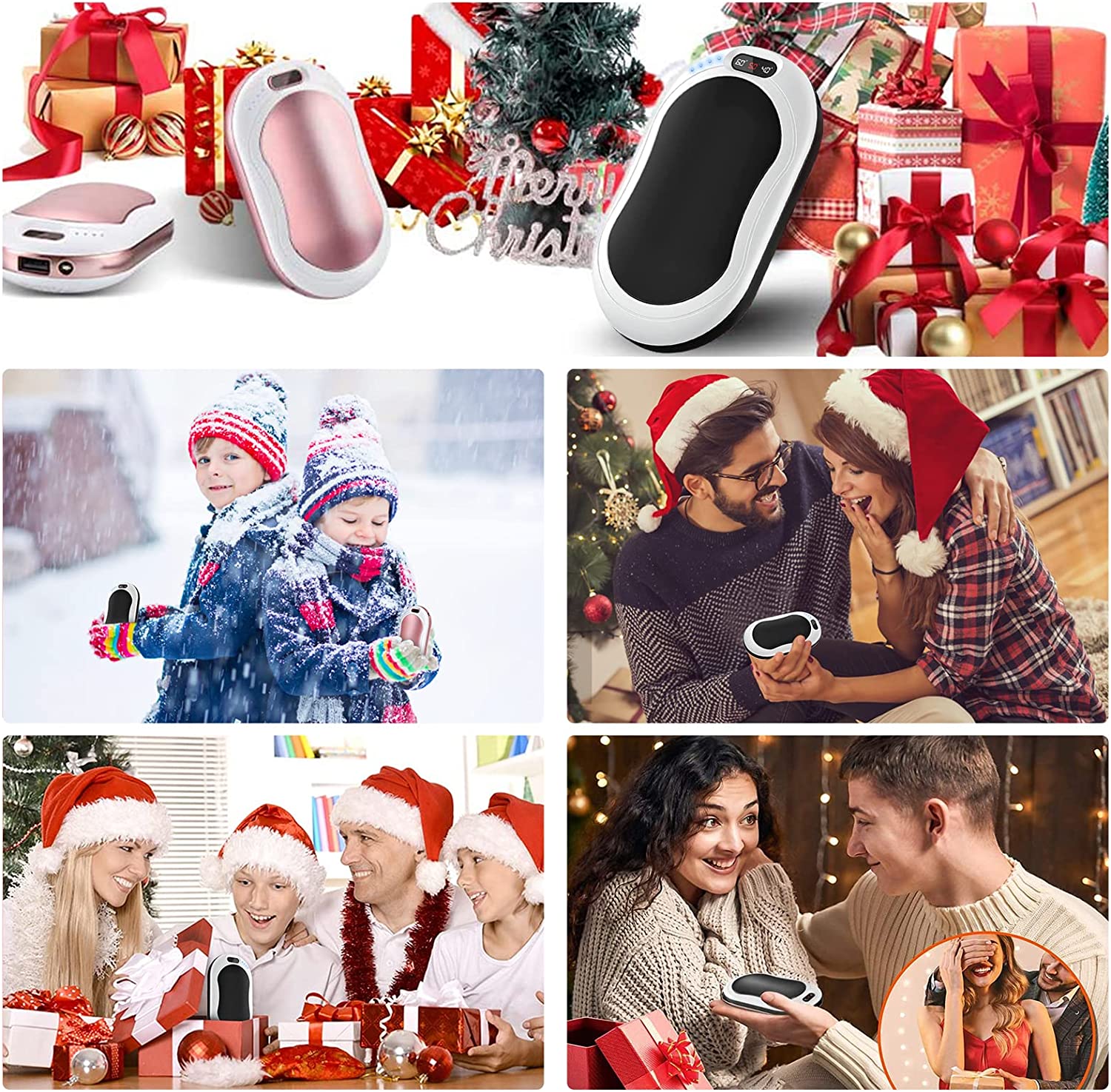 POWERBANK 6000MAH GRZEJNIK CIEPŁY USB LAMPA LED DLA ZIMA Model OGRZEWACZ DO RĄK