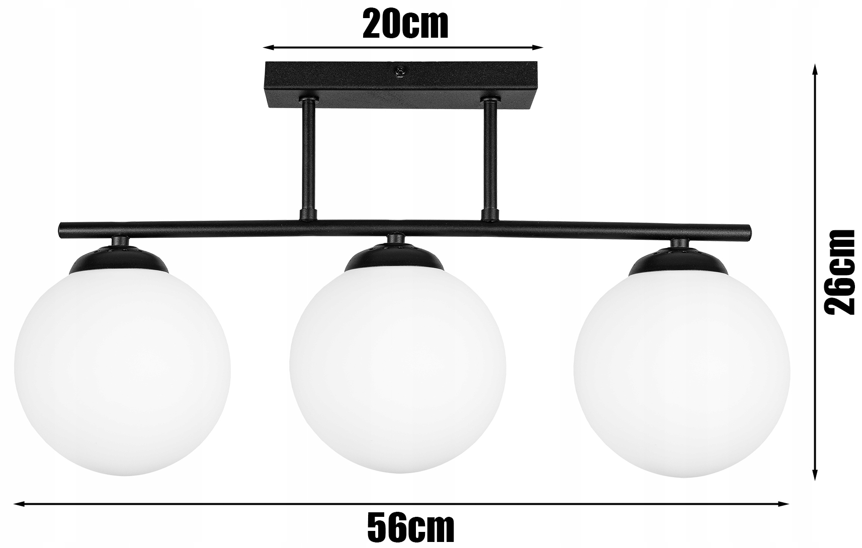 NOWOCZESNA LAMPA SUFITOWA PLAFON ŻYRANDOL LOFT EDISON BIAŁE KULE LED Kolekcja LOFT