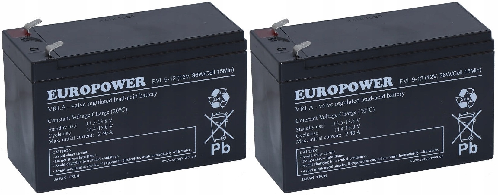 RBC5 RBC 5 #5 ZESTAW AKUMULATORÓW PAKIET BATERII DO UPS APC 2x EVL 9-12