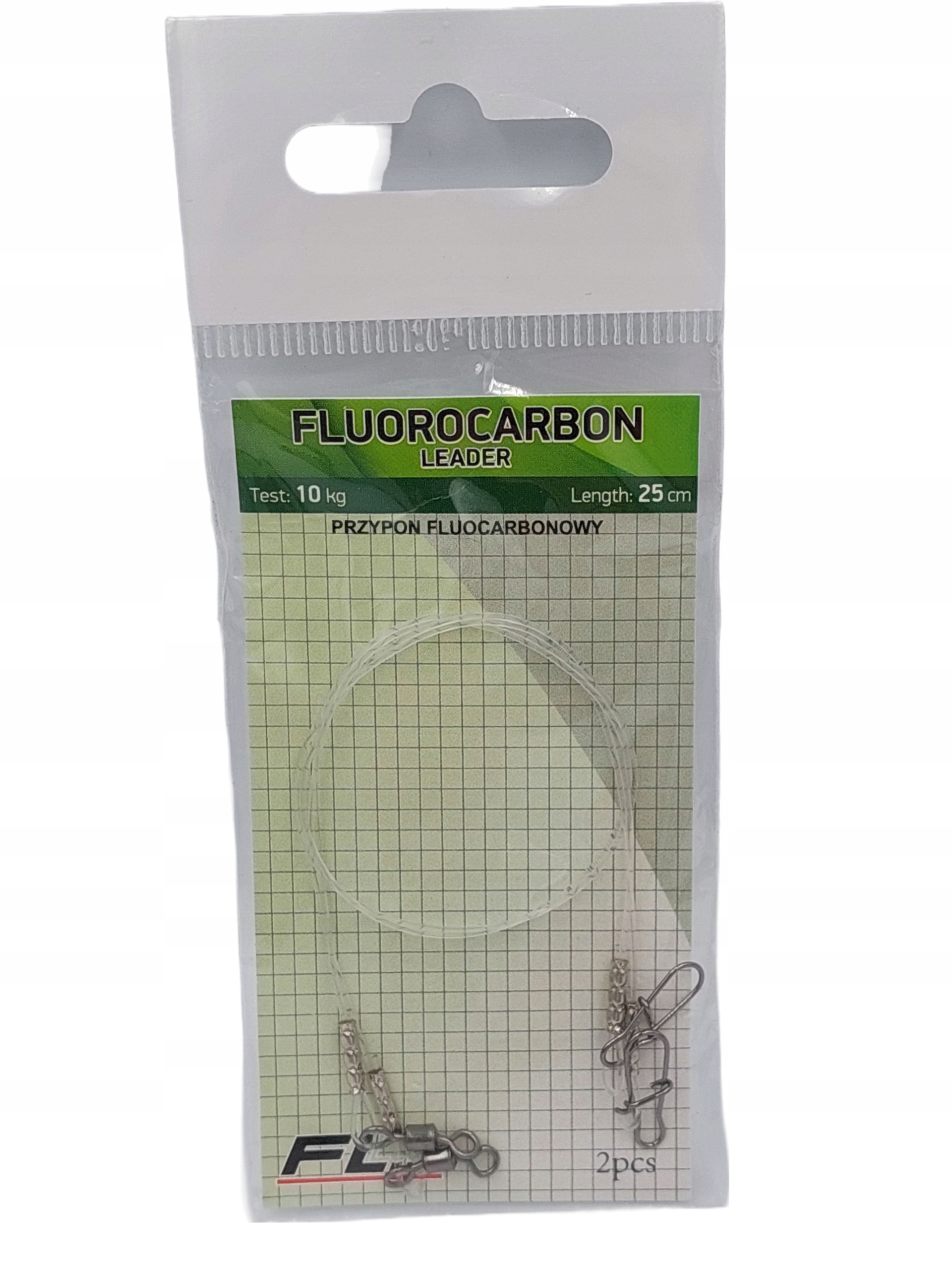 

Przypony Fluorocarbon 25cm 10 kg 2 Sztuki spinning