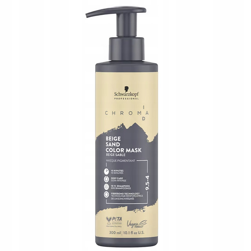 Schwarzkopf Chroma ID barvicí maska na vlasy 9.5-4 Beige Sand 300 ml