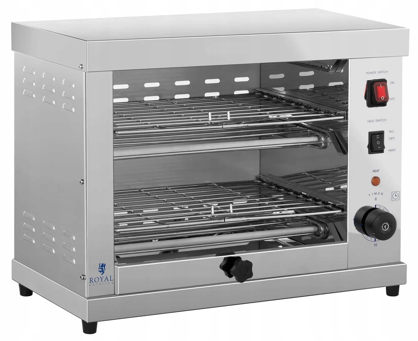 Opiekacz Salamander podgrzewacz 3250W kwarcowy Royal Catering RCET 10010078