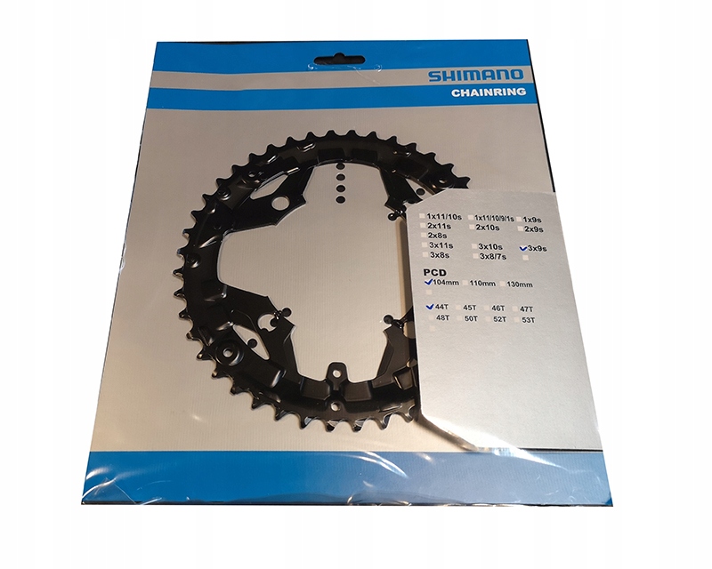 Tarcza mechanizmu Shimano FC-T3010 44T 3x9 Pcd 104mm