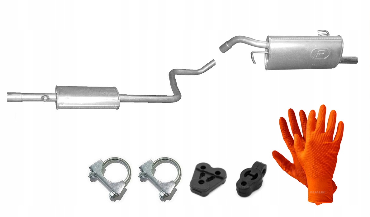 Mitsubishi Colt 1.1 1.3 (od 2004) Tlumič Koncový 3D