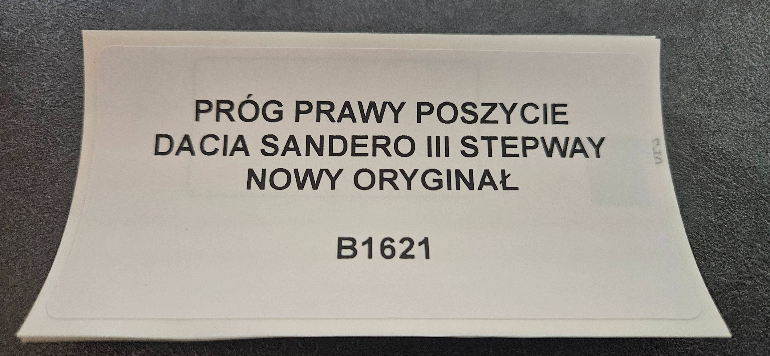 blende gehäuse schwellen rechts seite Dacia Sandero III