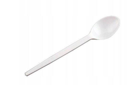 

Łyżeczka plastikowa biała mała 100szt.
