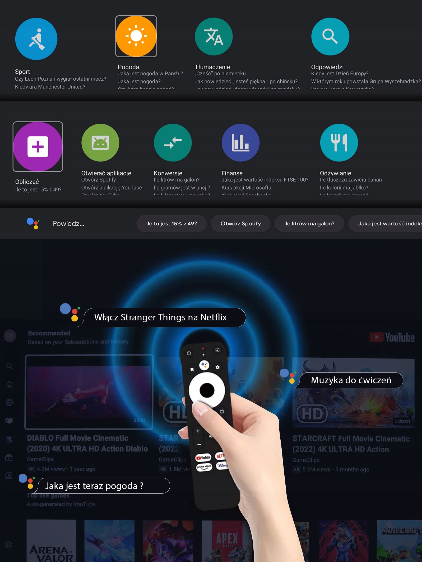 SMART TV Box 4K 4/64GB Android Youtube Netflix Pojemność dysku 64 GB