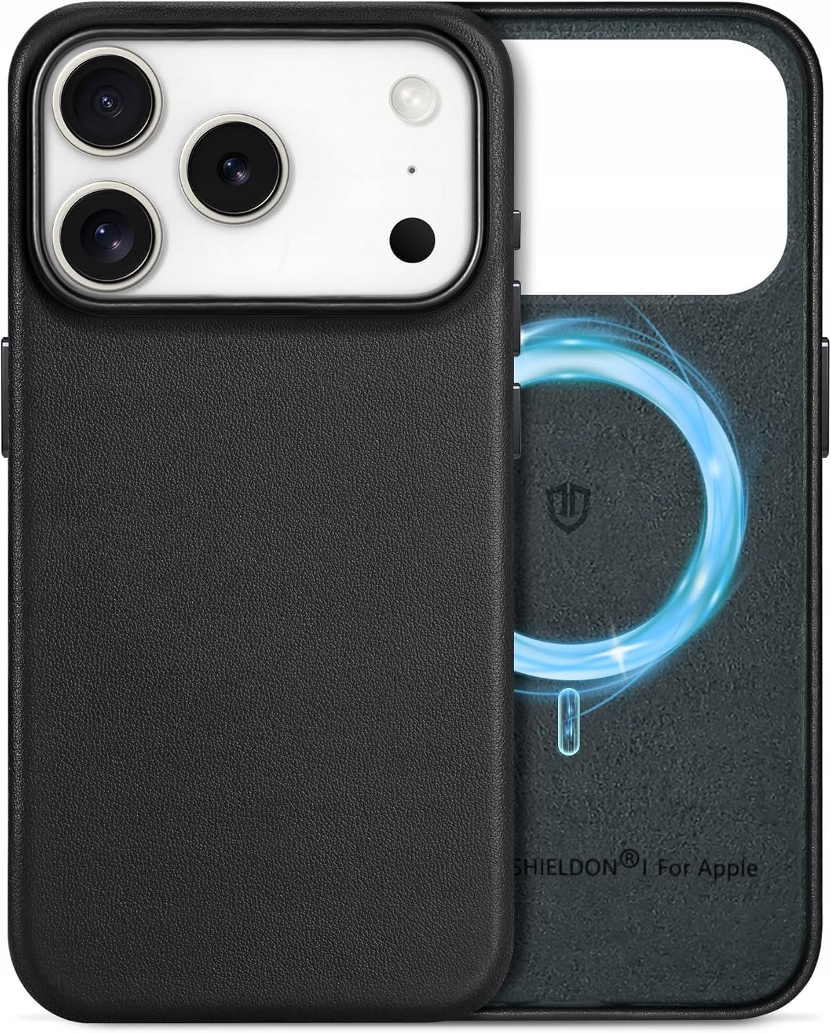 Etui Plecki Shieldon iPhone 17 Pro Skóra Naturalna MagSafe Slim