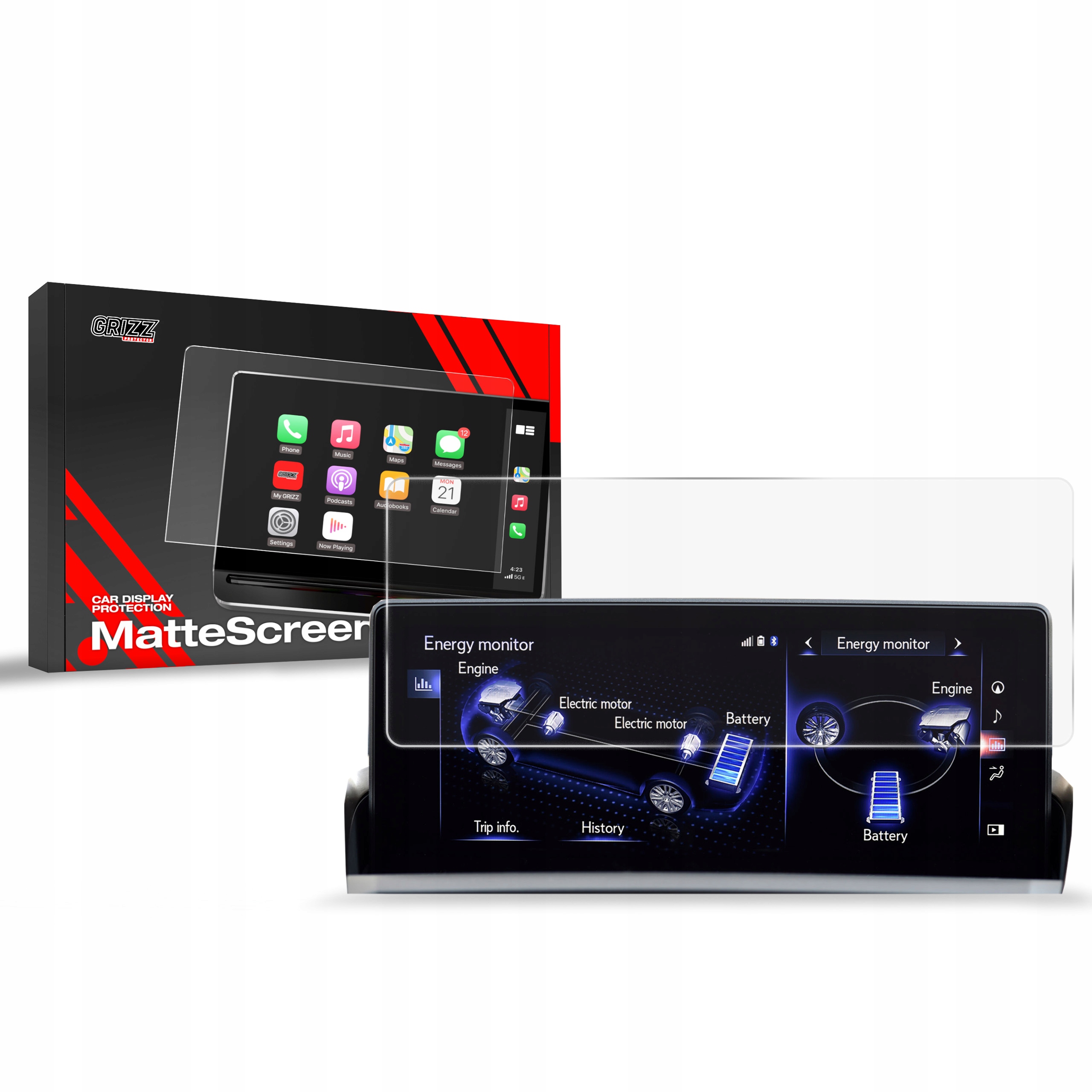 Fólie na displej (matná), Lexus Nx, 2018-2021