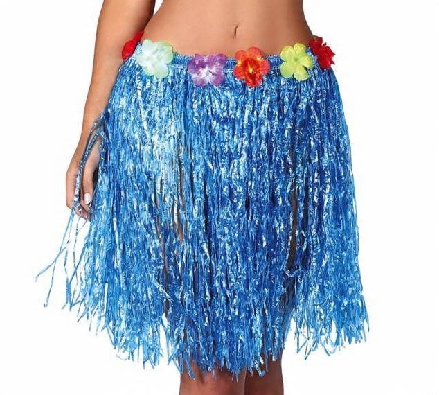 

Spódnica Hawajska Niebieska Hula Hawaje Taniec