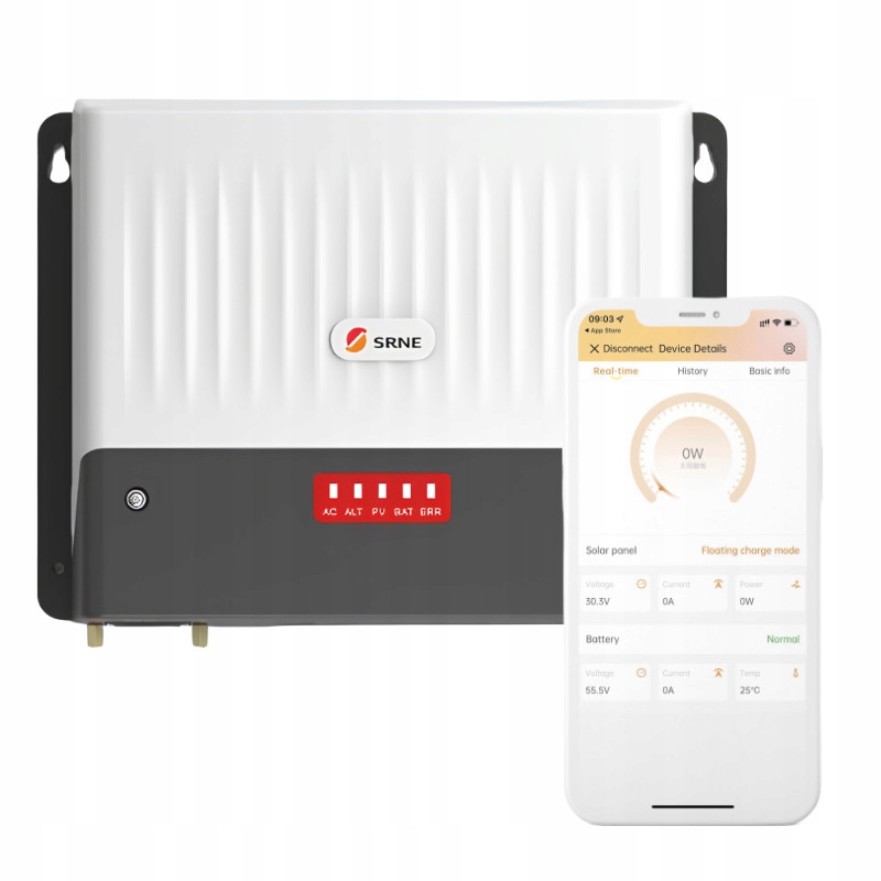 Ładowarka 3-w-1 Srne: Sieć publiczna Pv Alternator 50A