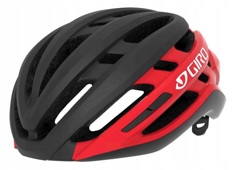 Kask Giro Agilis matte black bright red L 59-63 cm