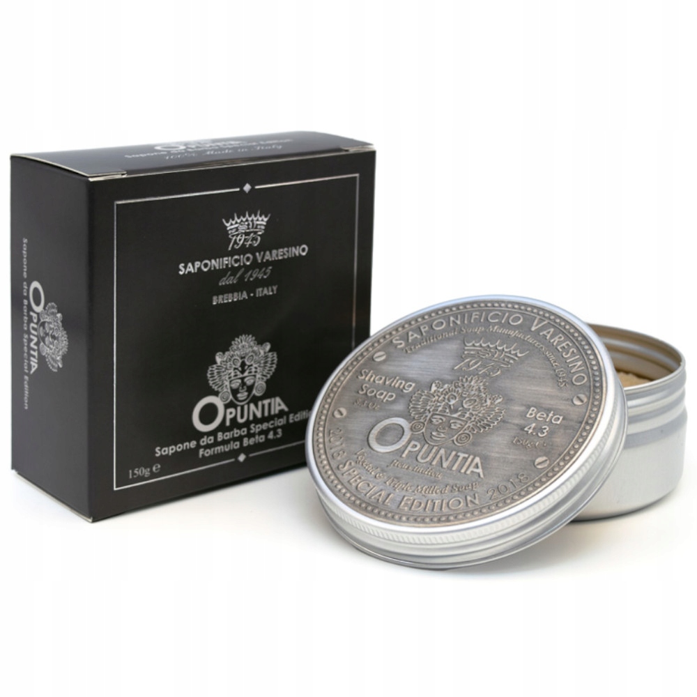 Tradiční mýdlo na holení v kelímku Saponificio Varesino Opuntia 150 g