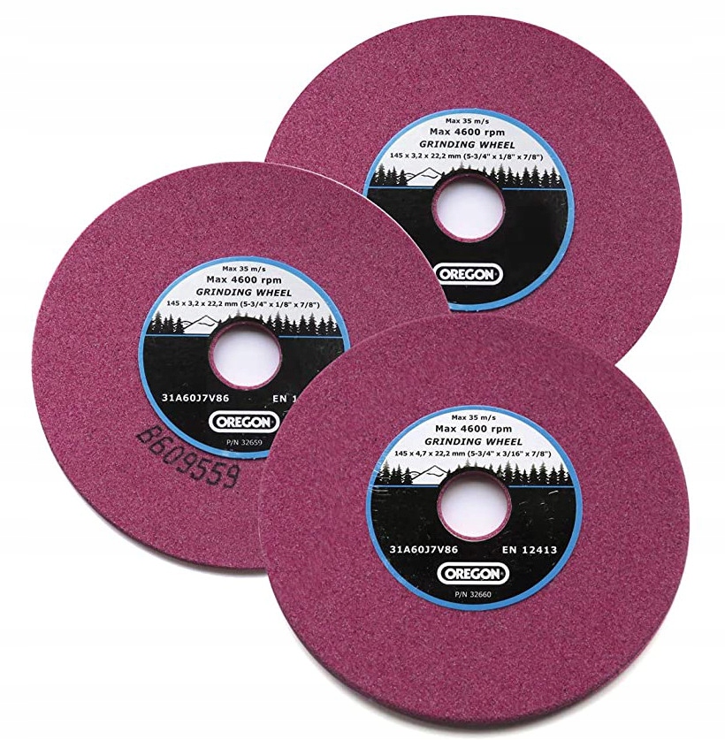 PROFESJONALNA OSTRZAŁKA ŁAŃCUCHÓW OREGON +3 TARCZE Marka Oregon