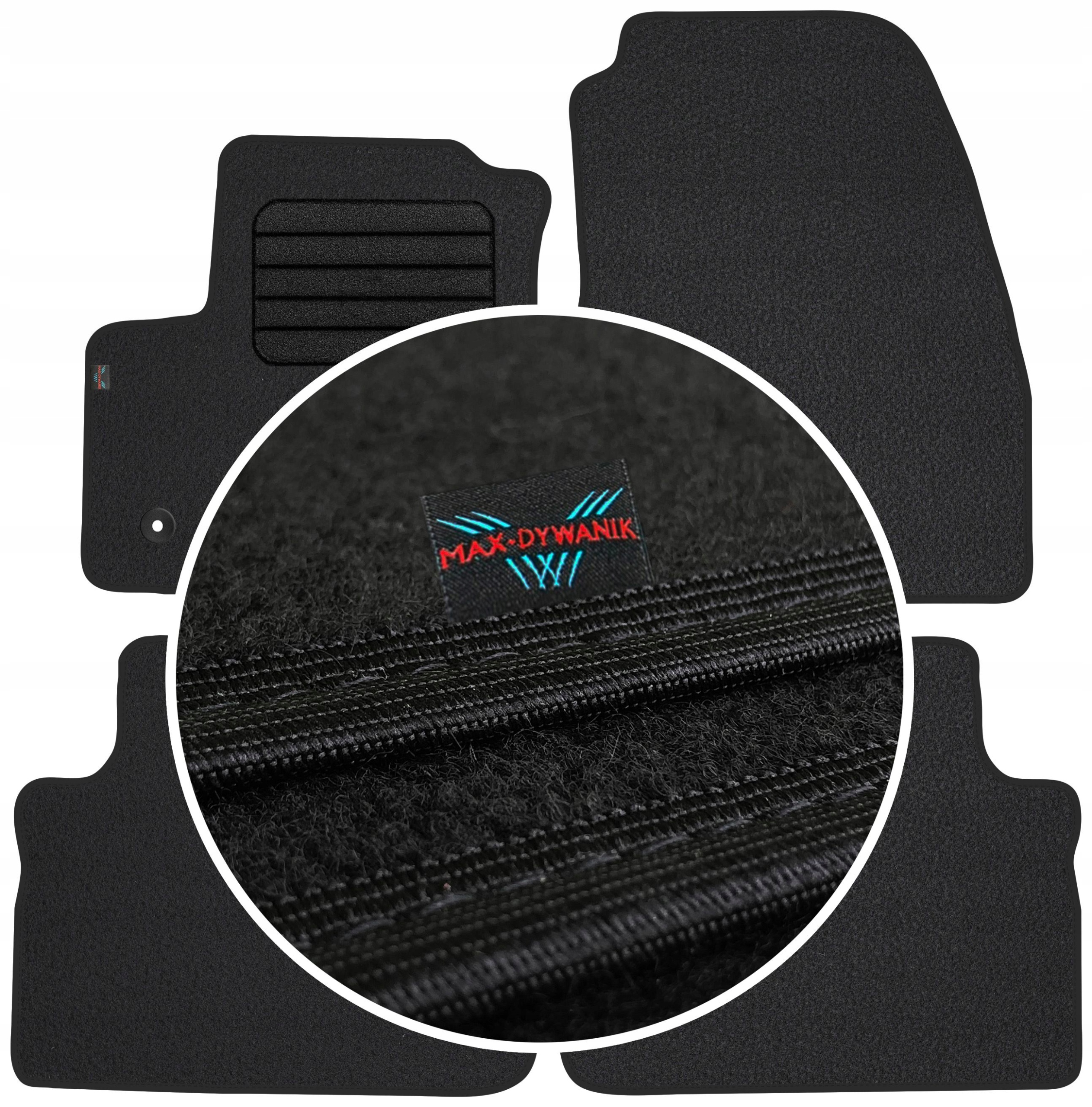 

Ford C-Max II 5os 2012-2019 Wycieraczki welurowe