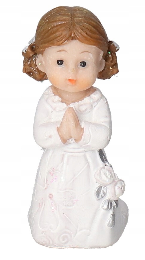 FIGURKA OZDOBA NA KOMUNIĘ DZIEWCZYNKA Producent DEKO