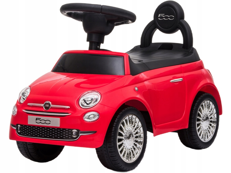 Jeździk Sun Baby Fiat 500 Czerwony