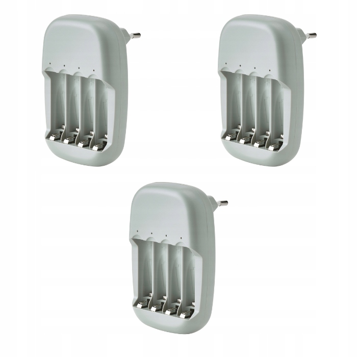 3 ks Nabíječka Stenkol 4 kanály NiMH Aa Aaa automatické vypnutí