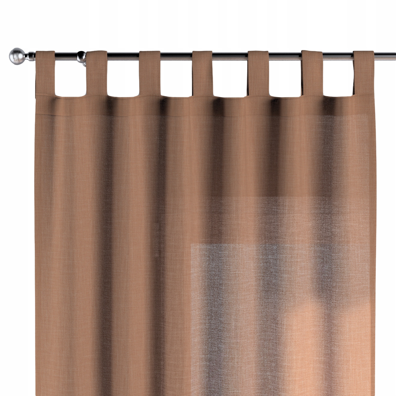 Záves na traky 1 ks 140x260 cm oranžový