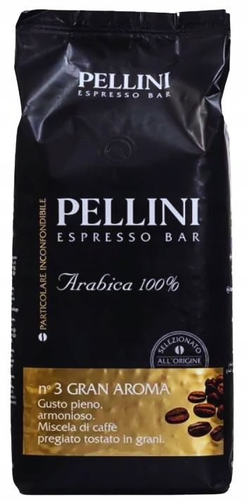Kawa ziarnista Pellini n°3 Gran Aroma 1kg 100% Arabica
