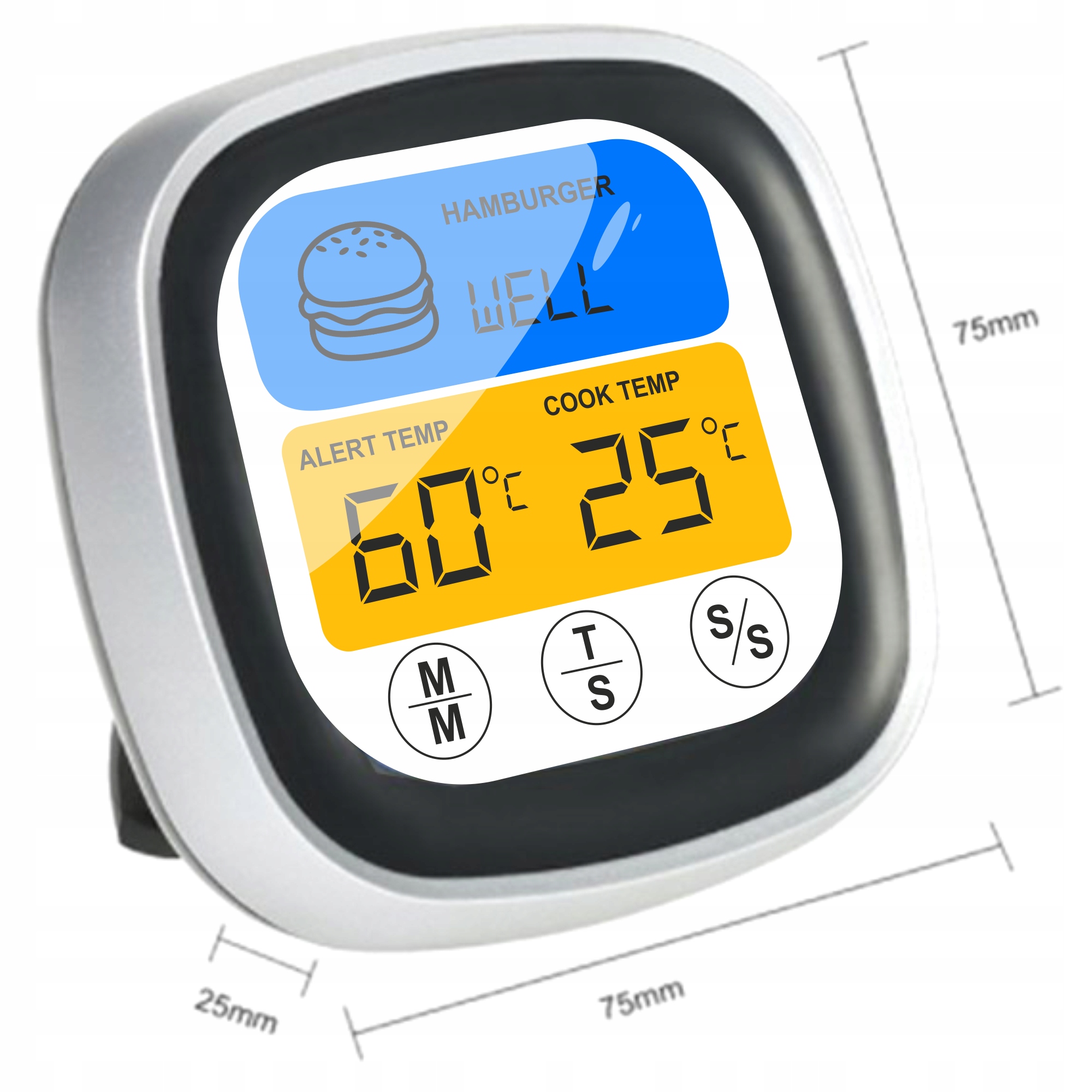 TERMOMETR Z SONĄ DO GRILLA BBQ 250°C KURCZAK WIEPRZOWINA DRÓB INDYK RYBA °F Producent Benetech