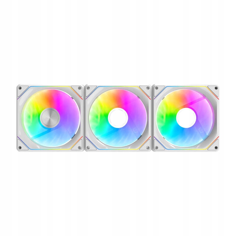 Ventilátor Darkflash Gauss G24 3v1 Argb Bílý Výkonné Chlazení Pc