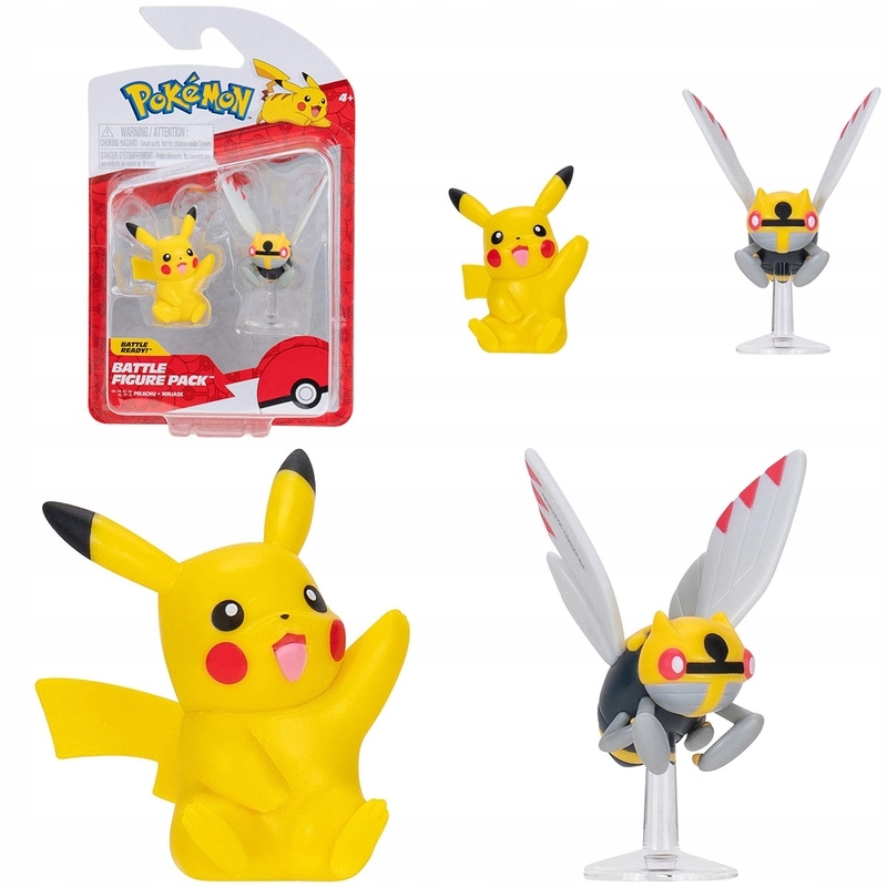 POKEMON Ninjask & Pikachu figurki bitewne Marka Pokémon