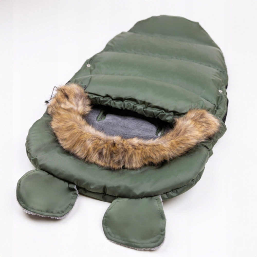 ŚPIWOREK ŚPIWÓR DLA DZIECKA DO WÓZKA FUTRO ZIMOWY CIEPŁY SANKI GONDOLA 5w1 Długość (cm) 95 cm