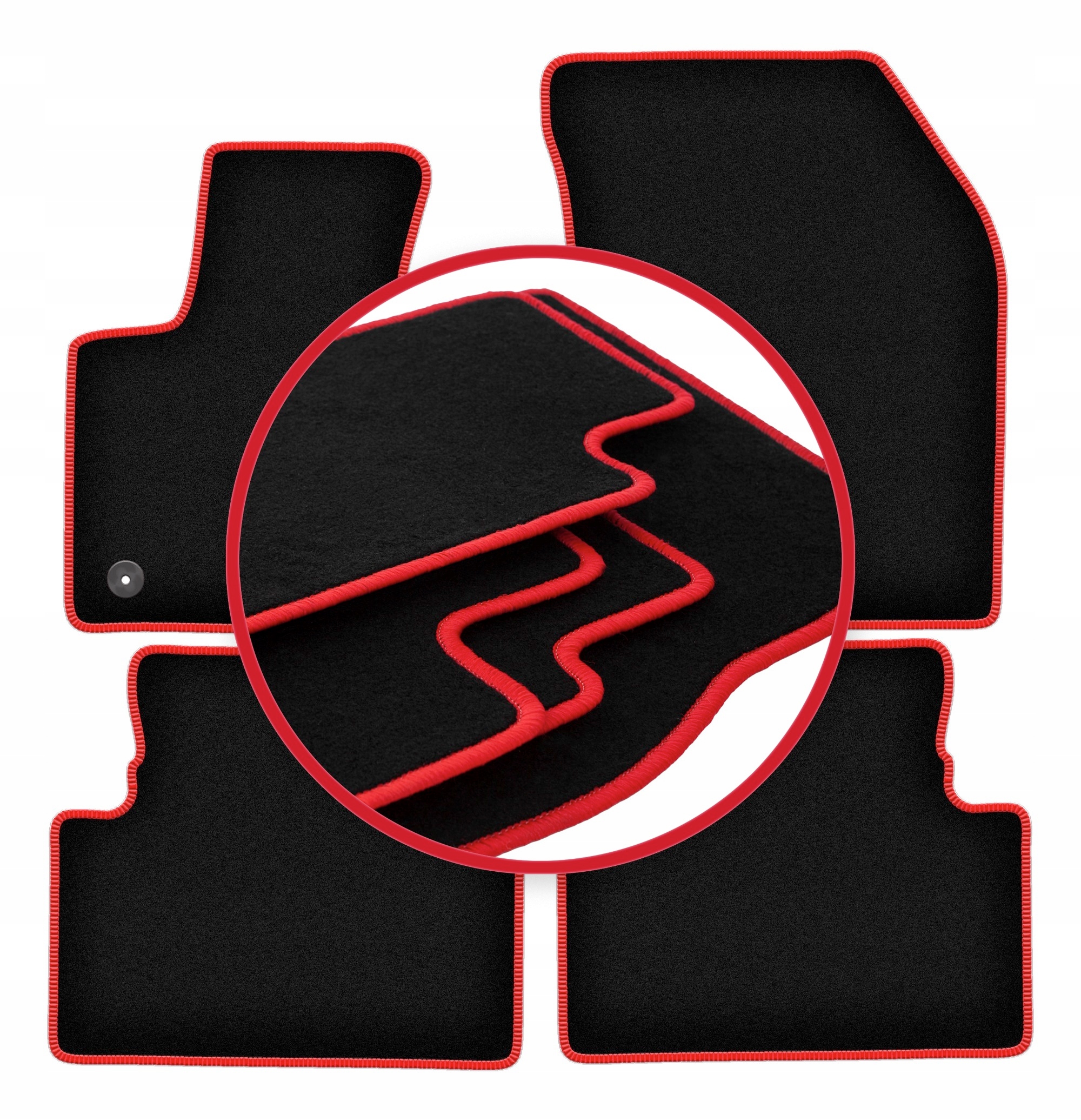 Automobilové velurové koberce Lux pro Citroen C5 Aircross crossover (2019-)