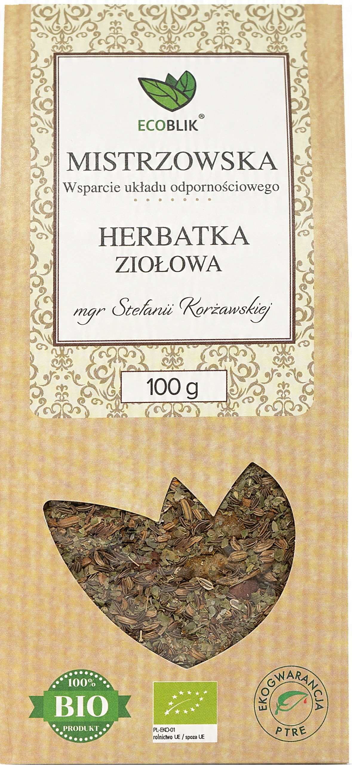 

Herbatka mistrzowska Bio Ecoblik 100g