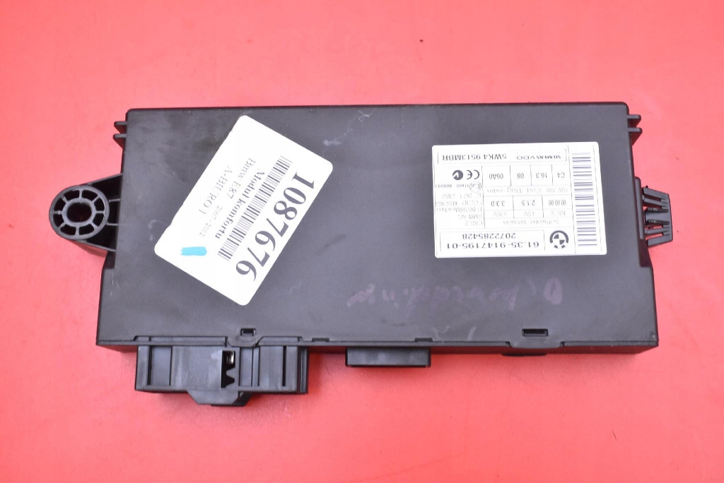 Unité commande confort 9147195 BMW E81 E87 1.6i 122 KM LIFT 07-12