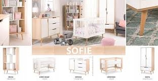 ŁÓŻECZKO DZIECIĘCE SOFIE SKANDYNAWSKIE BIAŁE KLUPŚ Kolekcja Sofie