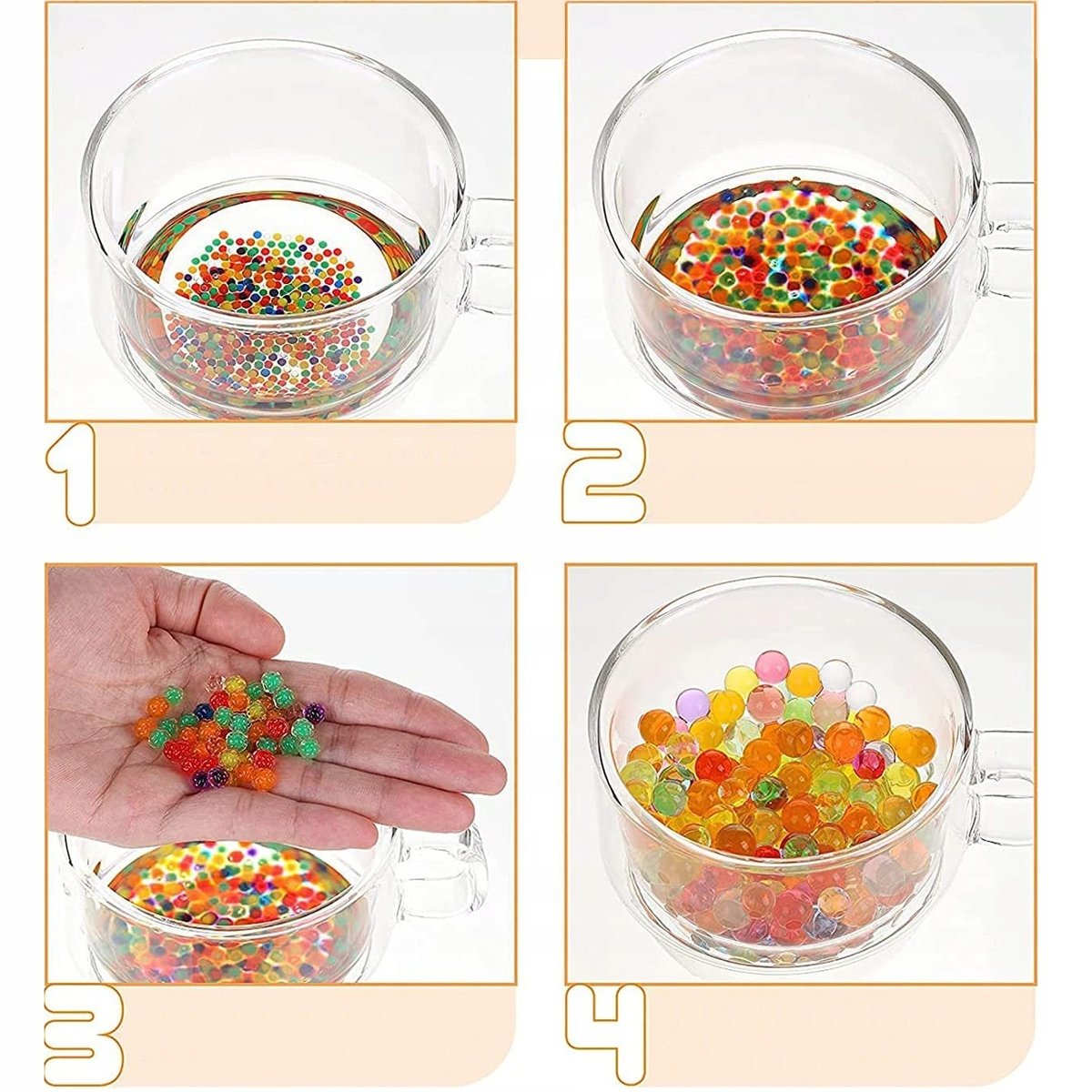 KULKI ŻELOWE DO KWIATÓW HYDROŻEL ZIEMIA 10000 szt Producent inna