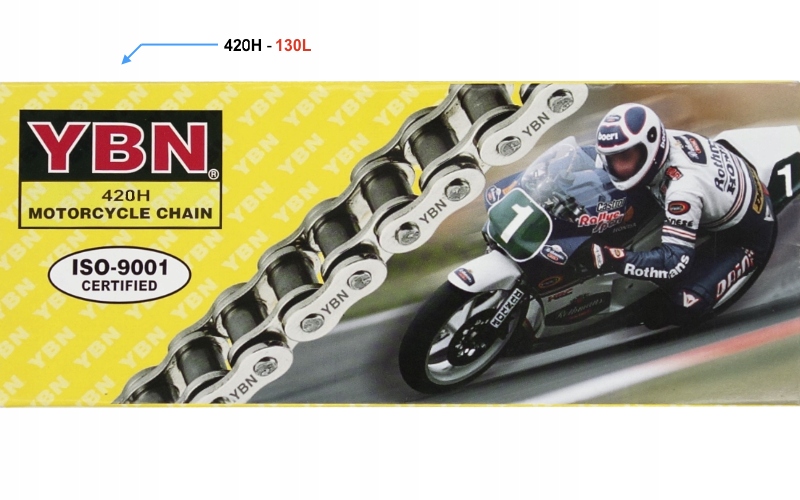 Cross Loncin 110 125 Napęd Łańcuch Ybn 420H 130 Ogniw