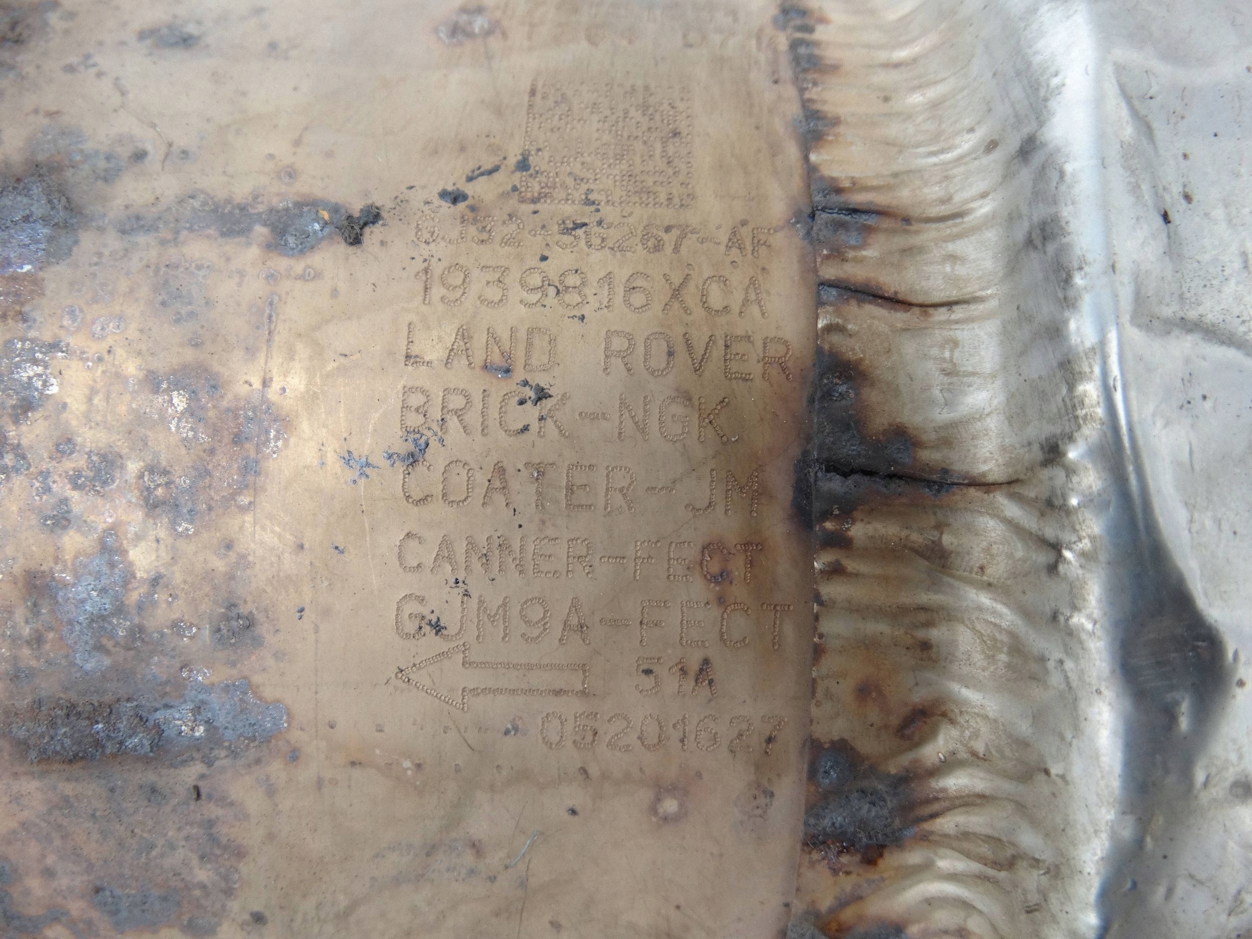 catalyst/DPF Land Rover Range Rover Evoque L538 GJ325G267AF