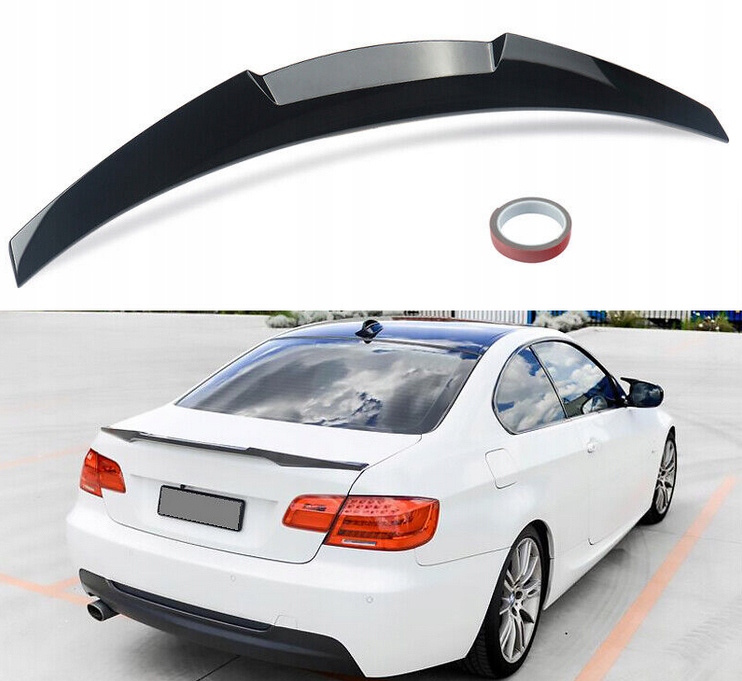 Spoiler Zadní Klapky Zavazadlového Prostoru Pro Bmw E92 Spoiler M4 Vzhled Černý Lesk