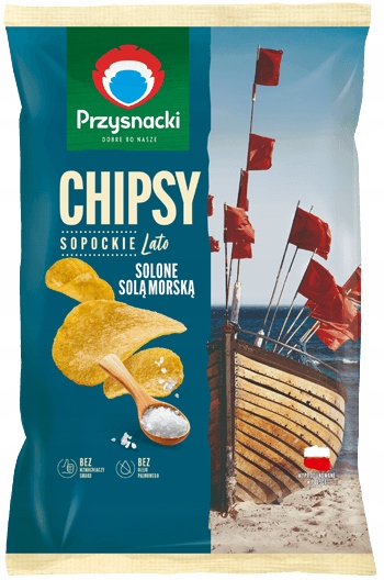 Levně Sada Przysnacki Bramborové Chipsy Solené s mořskou solí 130g 9ks