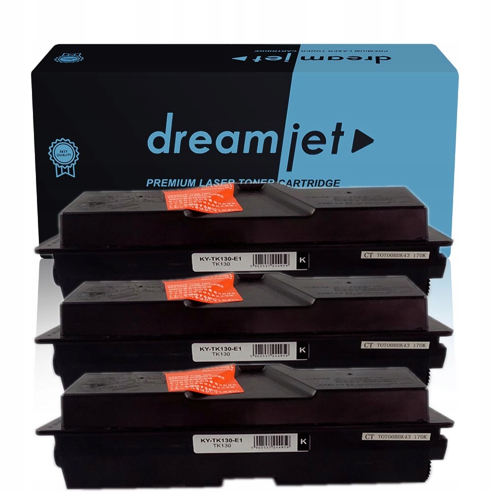3x Toner pro Kyocera TK130 FS1128MFP FS1300N 1300D
