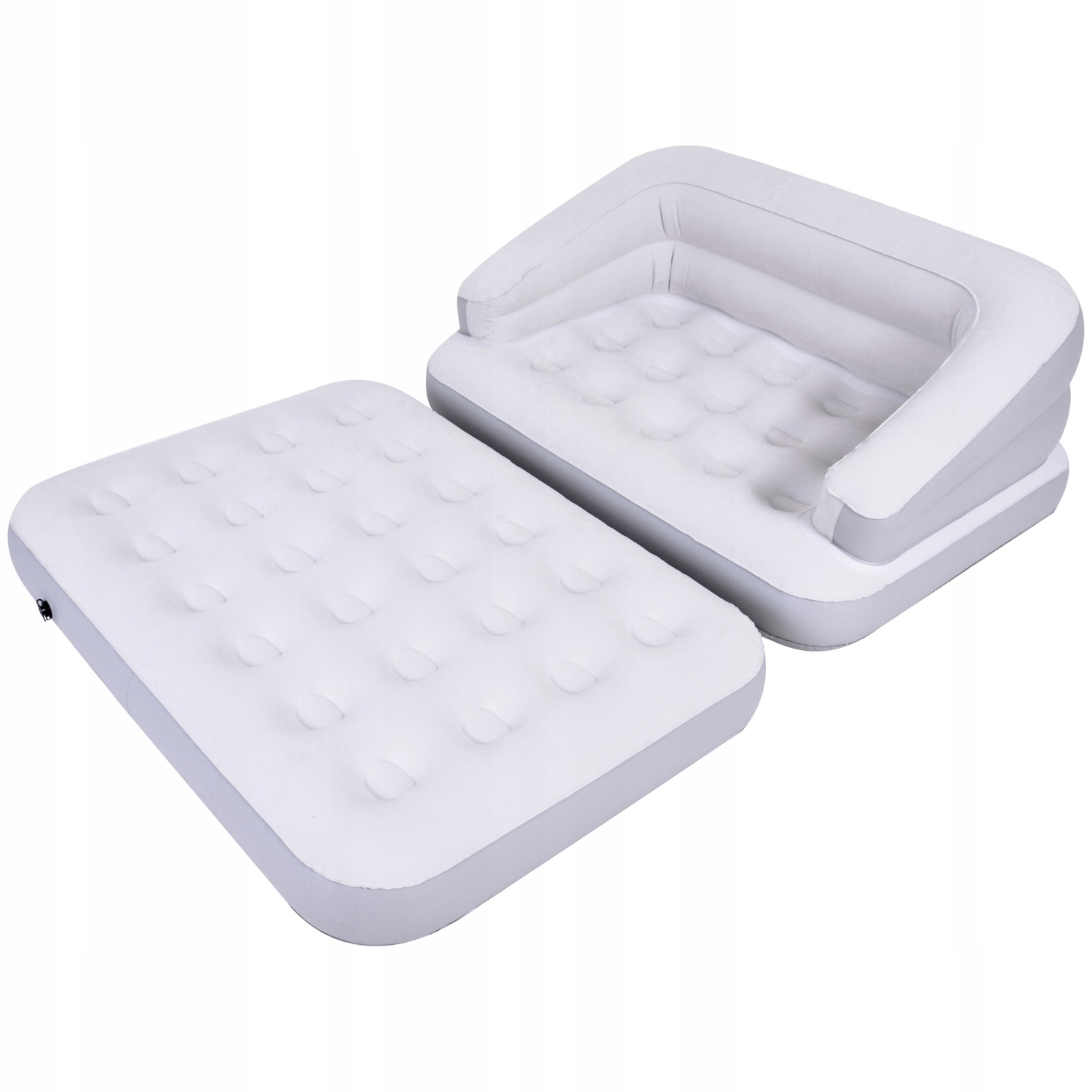 Dmuchana Sofa Materac Składana Dwuczęściowa do Basenu Wody Avenli 198x138cm