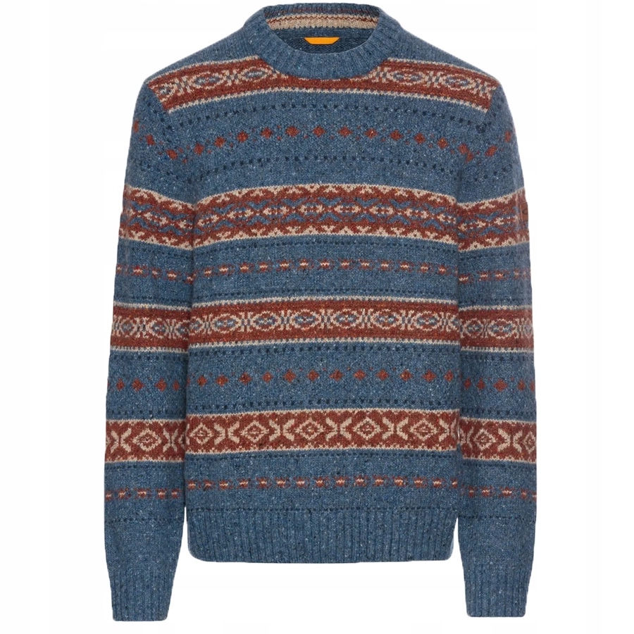 Vlněný svetr Camel Active 409500 4K35 Modrý