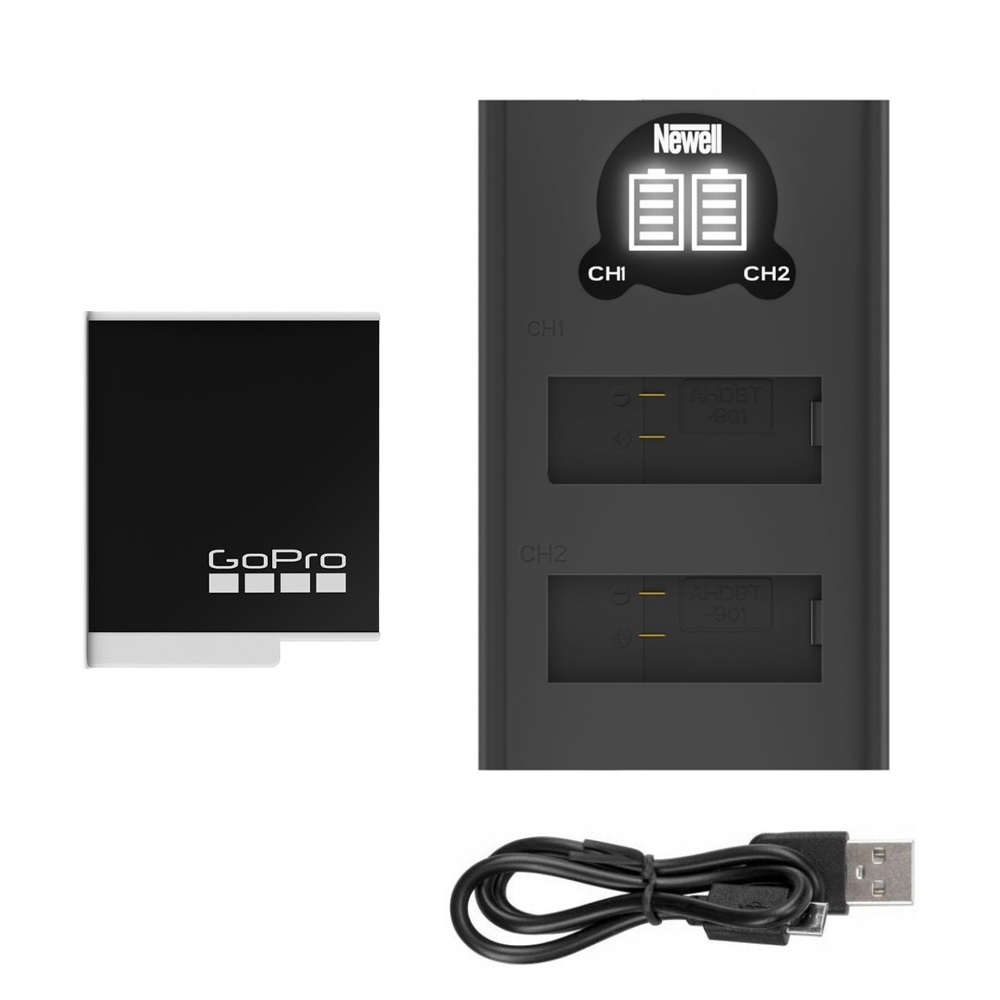 Nabíječka Akumulátor pro GoPro Hero 9 10 11 12