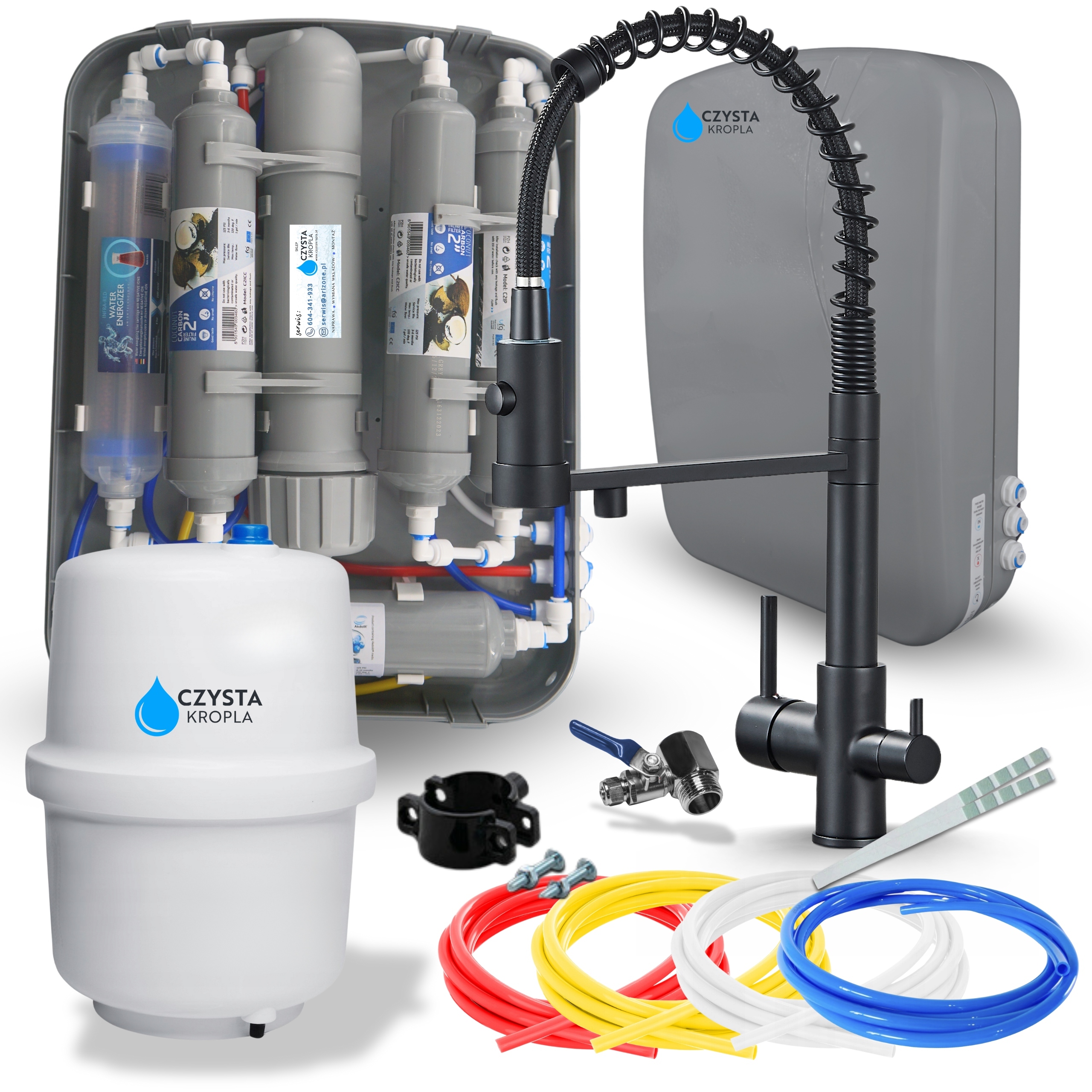 Sada na filtrovanie 7-stupňový kuchynský štrukturátor vody Kohútik Komplet
