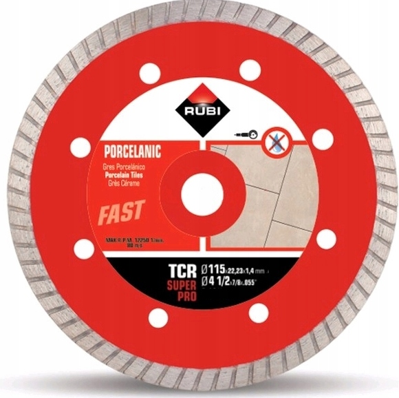 

Rubi 31970 Tarcza Diamentowa Tcr 115 Superpro