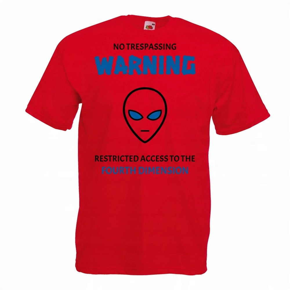 

Koszulka ufo kosmici M czerwona