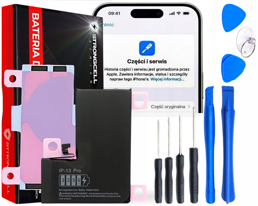 Bateria do iPhone 13 Pro Max Większa Pojemność Strongcell Bez Komunikatu