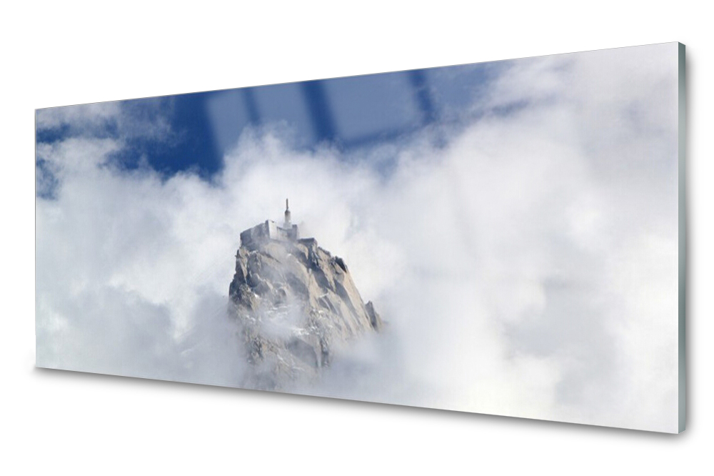 

Panel szklany do kuchni Góra Chmury 125x50