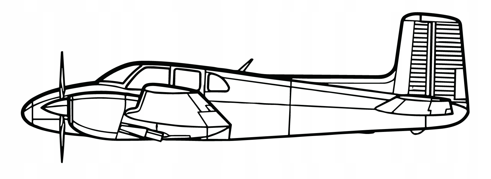 nástěnná dekorace Obraz D50 Twin Bonanza