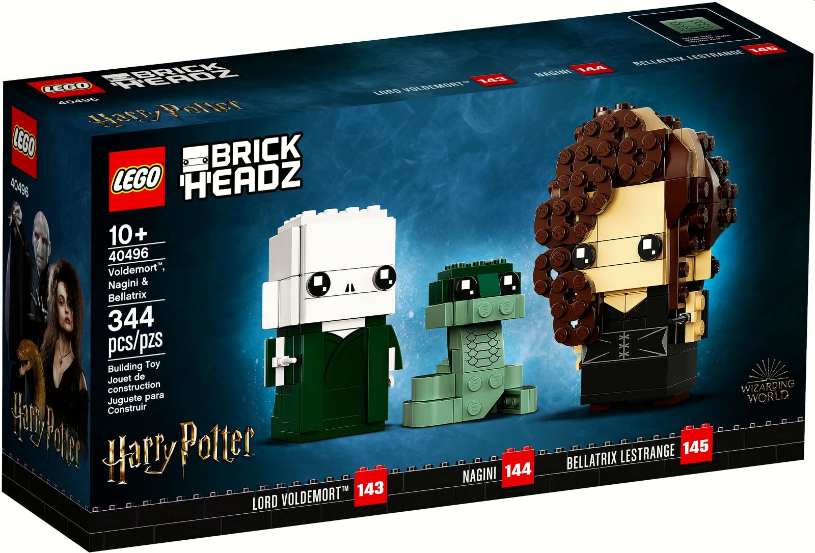 LEGO 40496 BrickHeadz Voldemort Nagini Bellatrix