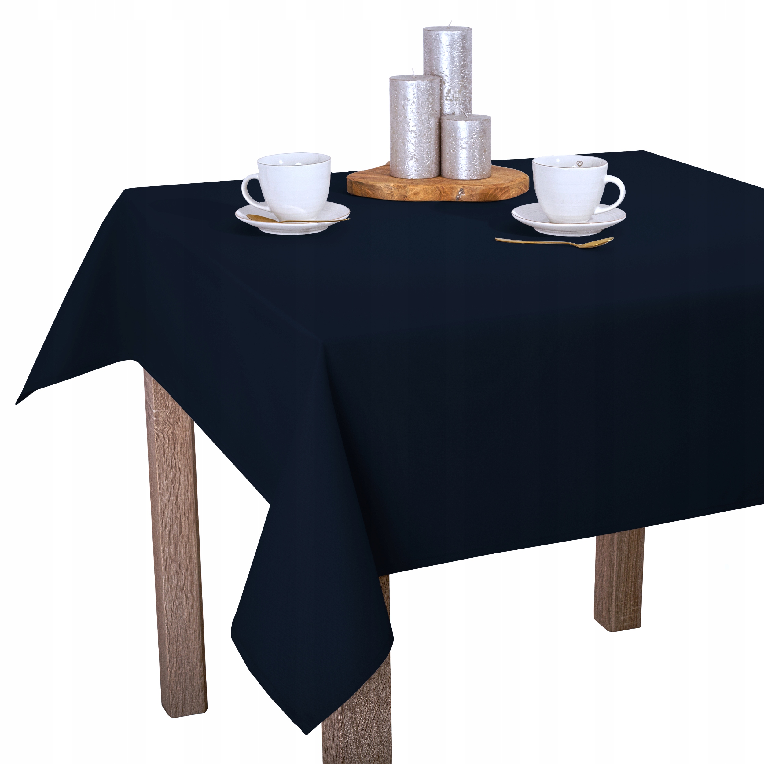 Šitý ubrus odolný proti skvrnám Hladký Laura Granátový 140x240 cm