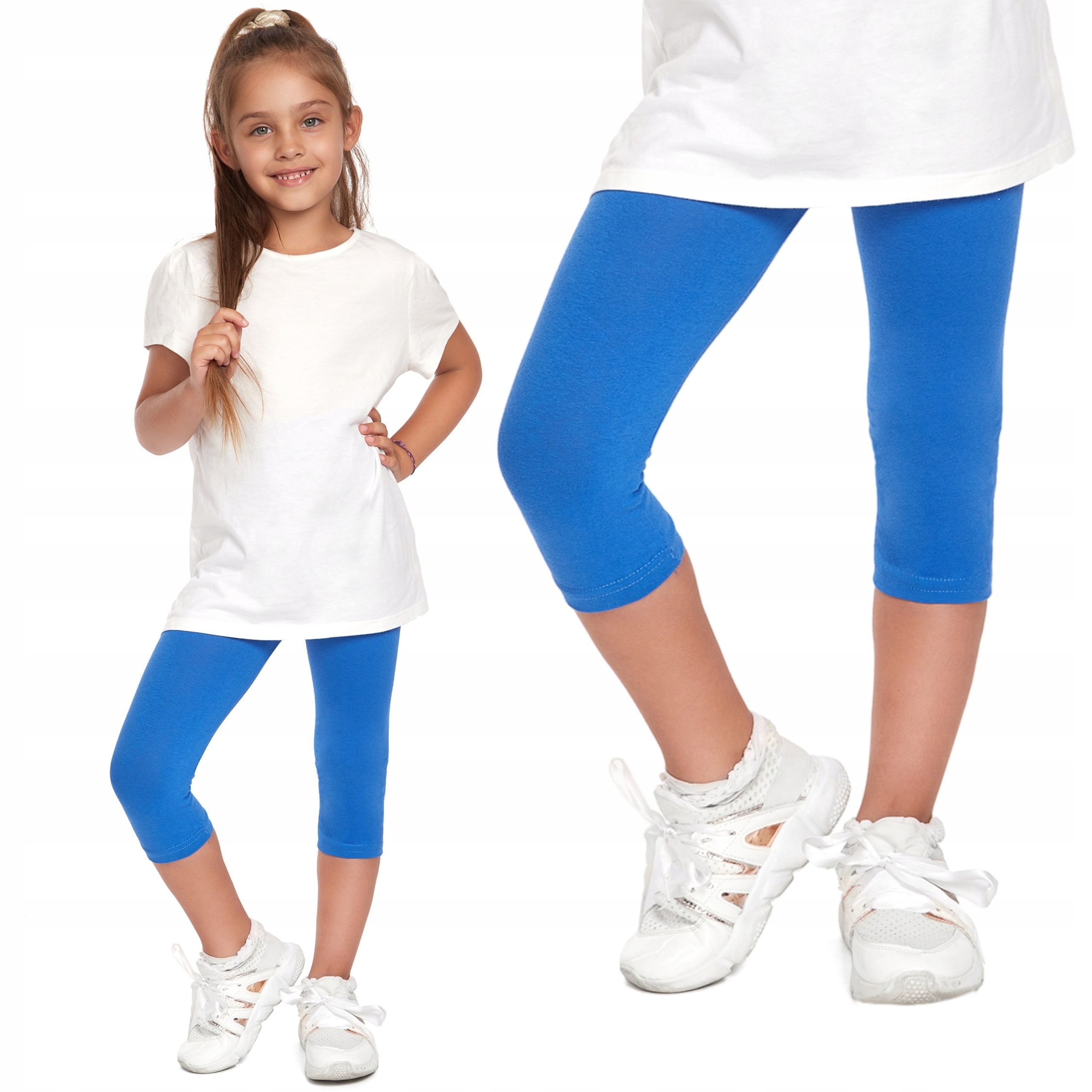 

Legginsy Dziecięce 3/4 Getry Dziewczęce Chaber 152